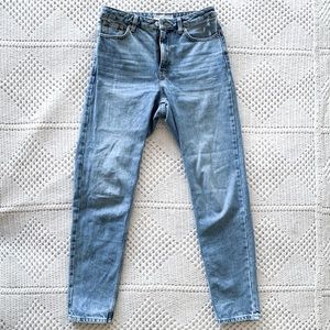Topshop Mom Jeans High Waisted Tapered